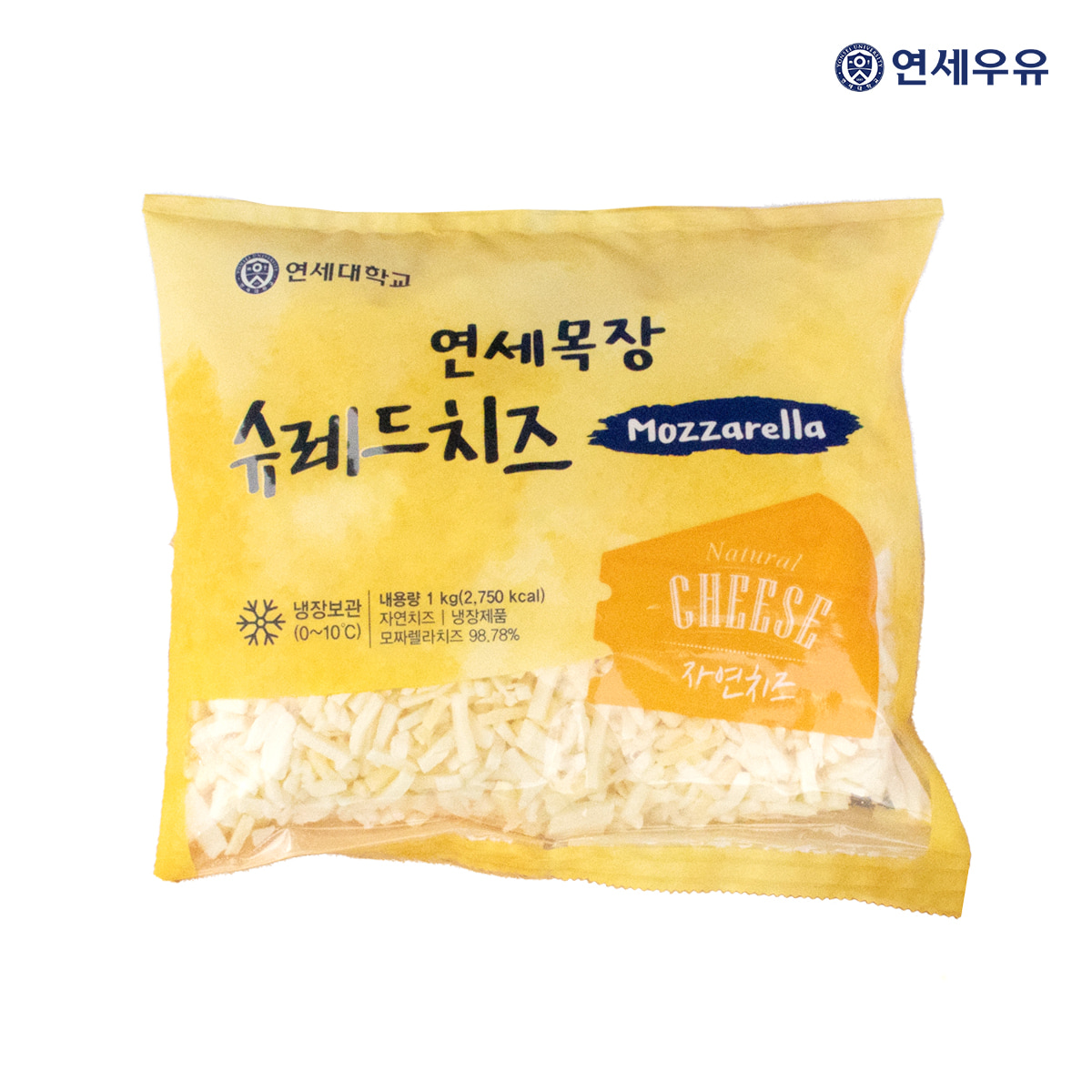 연세우유 슈레드 치즈 1kg - 델리스