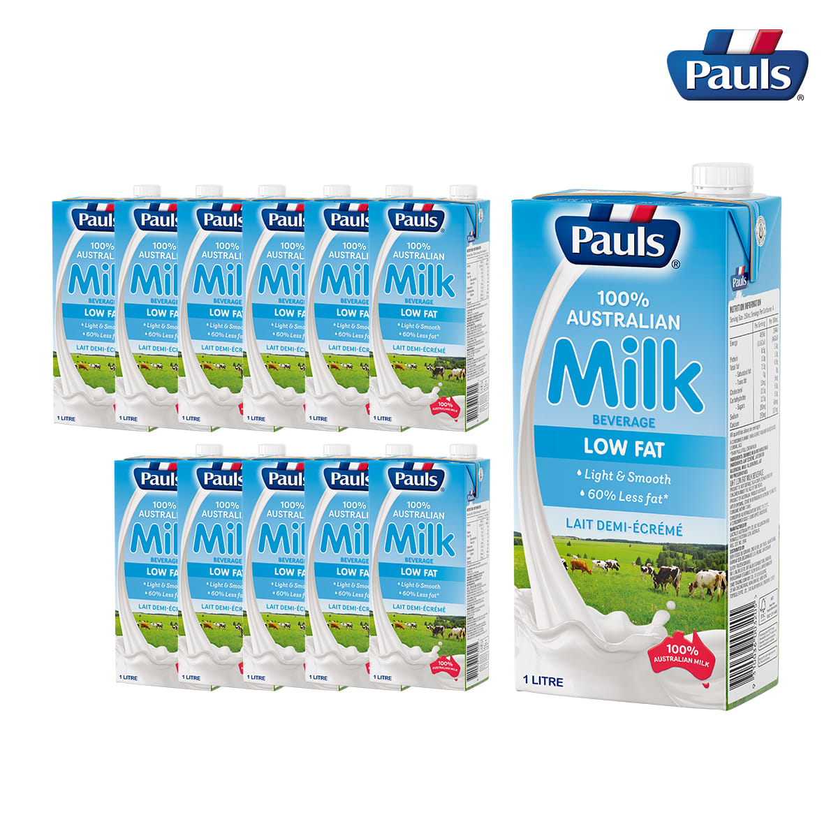 폴스 저지방 우유 1L 1박스(12개)
